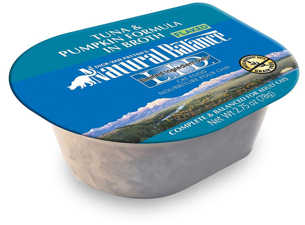 Limited Ingredient Diet Tuna & Pumpkin in Broth Grain-Free Wet Adult Cat Food 2.75-oz. Cup (Pack of 24)