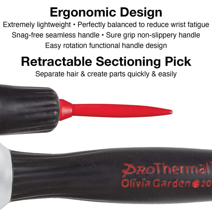 ProThermal Anti-Static Round Hair Brush T-43 (1 3/4)