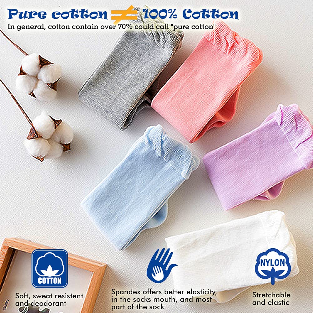 Baby Infants Knee High Anti Slip Socks with Grips for Girls and Boys