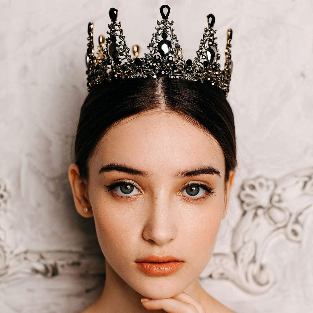 Tiaras and Crowns for Women, Princess Tiara Queen Crown Headband for Party Prom Quinceanera Crown Wedding Hair Accessories for Bride, Silver