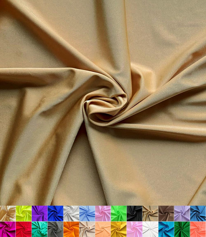 Nylon Spandex Fabric | 80% Nylon, 20% Spandex | Swimwear, Activewear Fabric | 4-Way Stretch | Sports, Dance, Yoga (Turquoise, 1 Yard)