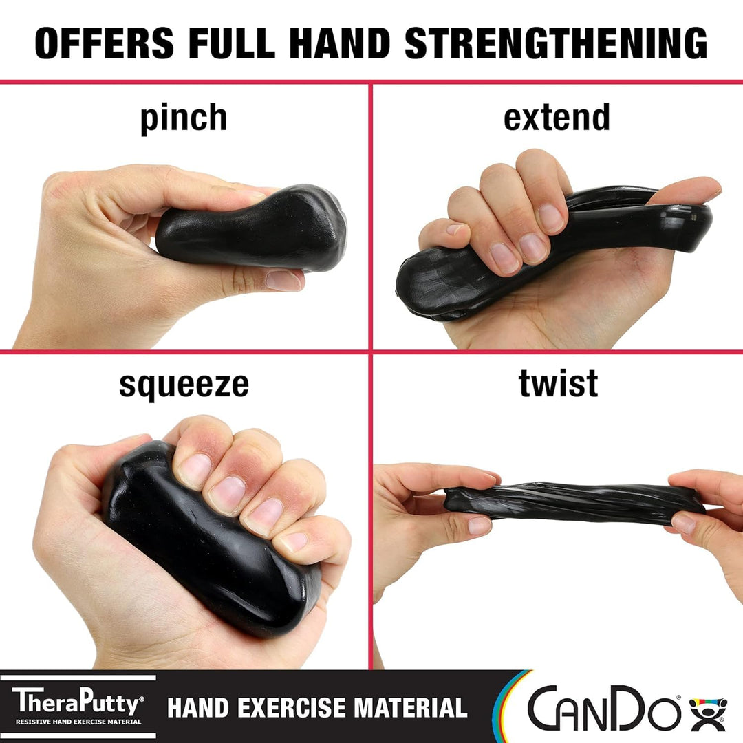 TheraPutty Standard Hand Exercise Putty For Rehabilitation, Exercises, Hand Therapy, Occupational Therapy, Hand Strengthening, Improve Motor Skills, Stress Relief
