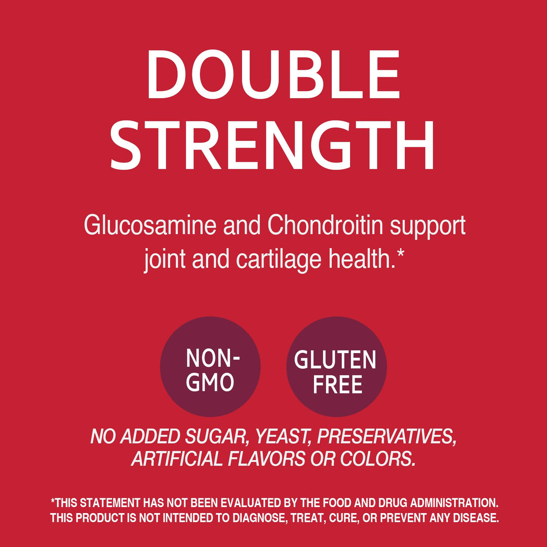 Glucosamine Chondroitin 500/400mg - Double Strength, cp 210 Count