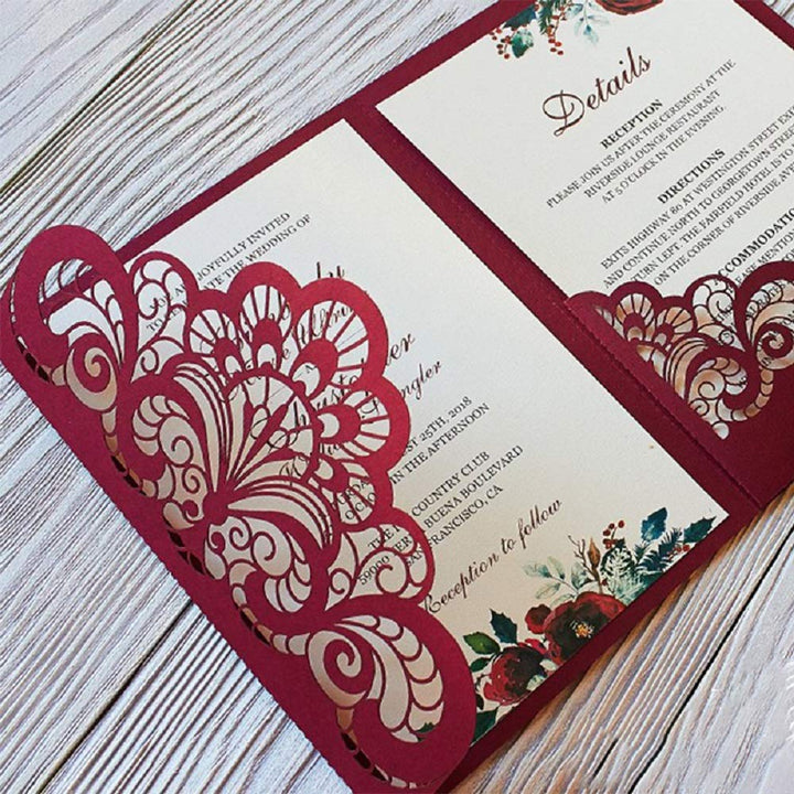 Metal Die Cuts Wedding Invitation Lace Flower Border Cutting Dies Cut Stencils for DIY Scrapbooking Photo Album Decorative Embossing Paper Dies for Card Making Template Paper Crafting Supplies