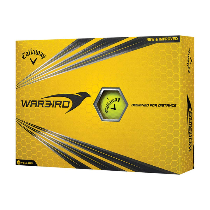 Warbird Golf Ball, Prior Generation, (One Dozen), Yellow, Prior Generation