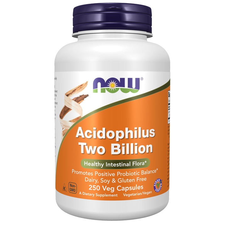 Supplements, Acidophilus, Two Billion, Strain Verified, Healthy Intestinal Flora*, 250 Veg Capsules
