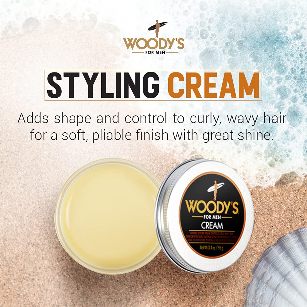 Flexible Styling Cream for Men, Styling Cream, 3.4 Ounce