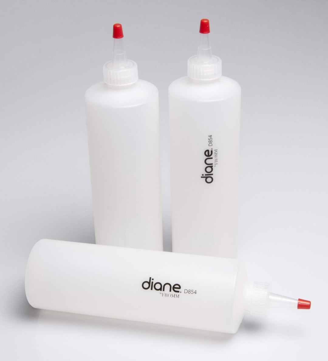 Applicator Bottle for Hair Styling and Coloring – Large - 10”, 16oz Capacity – Clear – D855