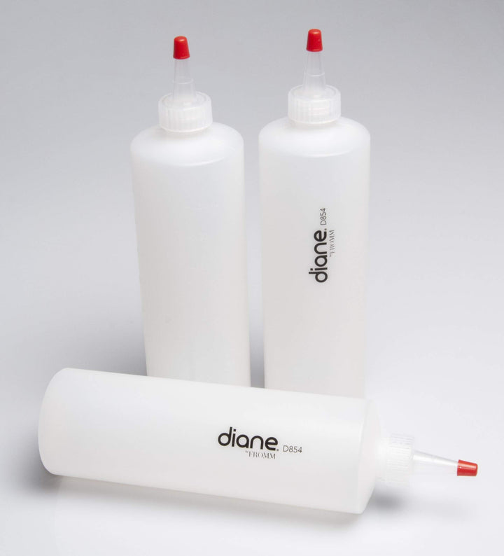 Applicator Bottle for Hair Styling and Coloring – Large - 10”, 16oz Capacity – Clear – D855