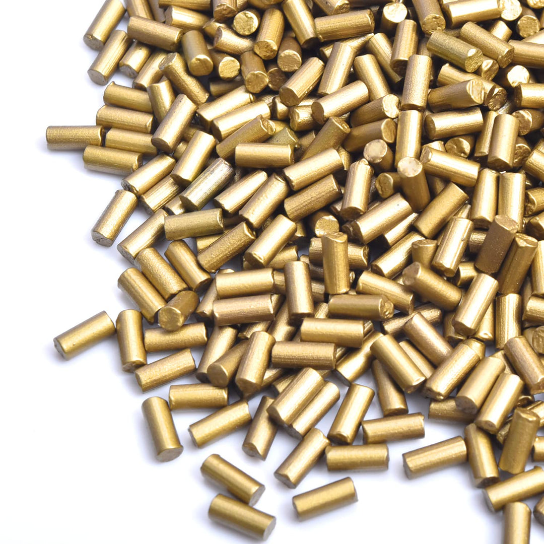 (2.25mm) 60g/Pack(Approx450~500pcs) Ferrocerium Lighter Flint Stone for Petrol or Gas Lighters Accessories #FLQ178-B/G Gold