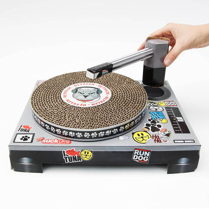 | Cat Scratcher DJ Decks | Cardboard Cat Scratchers | Funny Cat Scratching Board | Cat Scratching Mat | Interactive Cat Toy & Kitten Toys | Cat Furniture | Cat Gifts | Novelty Gifts for Cats