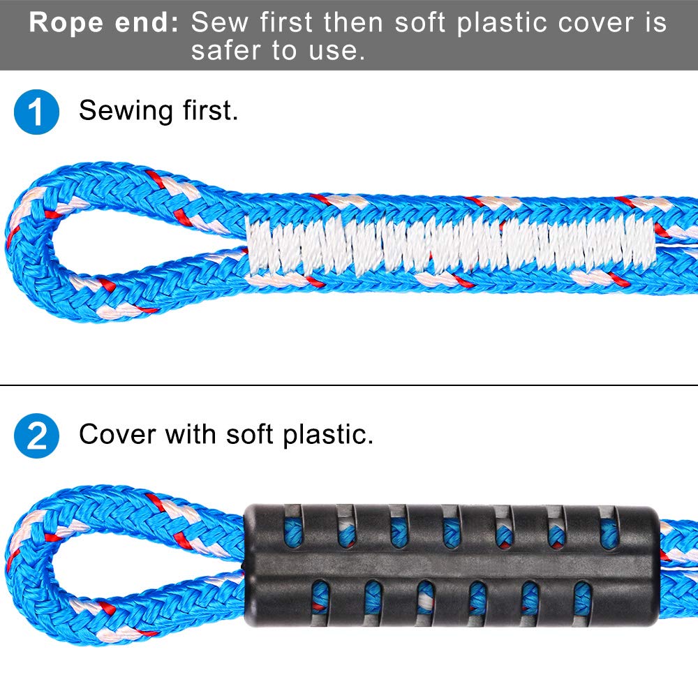 Tree Swing Rope, 40 inch, Hammock Tree Swing Hanging Strap, Heavy Duty Hook, for Indoor Outdoor Swing Hammock Playground Set Accessories, 1 Pcs, Blue