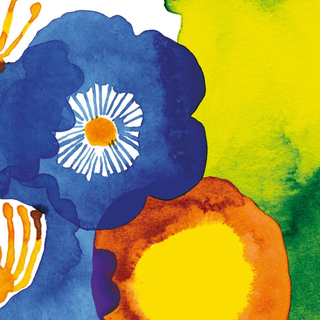 IHR Ideal Home Range Party Napkins Marimekko Disposable 3-Ply Paper Lunch Napkin Pack, 6.5 x 6.5, Juhannustaika, 20-Count