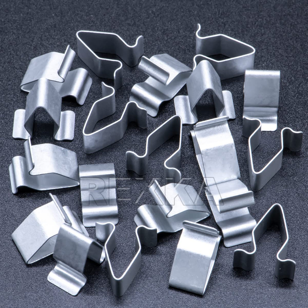 20pcs Metal Trim Panel Spring Clip 16mm Compatible with VW Audi 4A0-867-276A