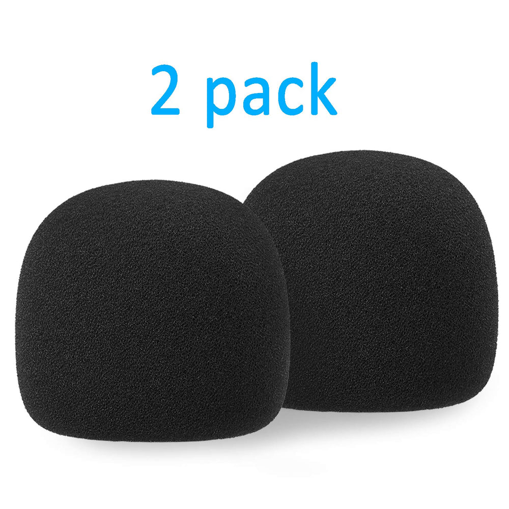 SM57 Pop Filter Foam Cover - Mic Windscreen Wind Cover Customized Compatible with Shure SM-57 Microphone to Blocks Out Plosives (2 PCS)