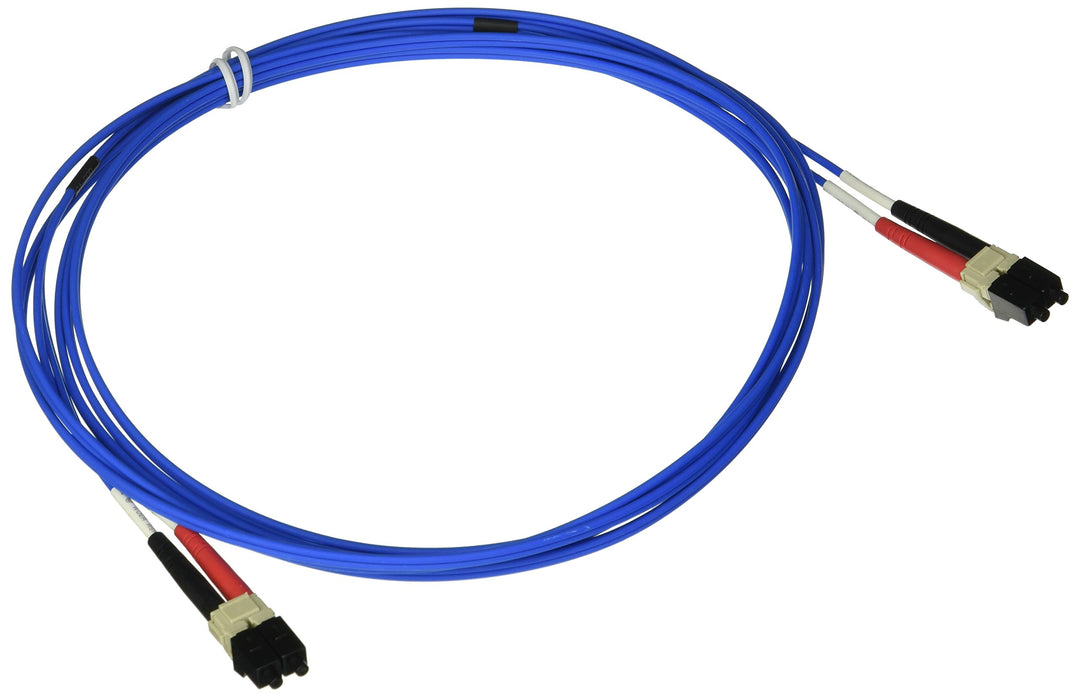 C2G/Cables to Go 37567 LC/LC Plenum-Rated Duplex 62.5/125 Multimode Fiber Patch Cable (3 Meter, Blue)