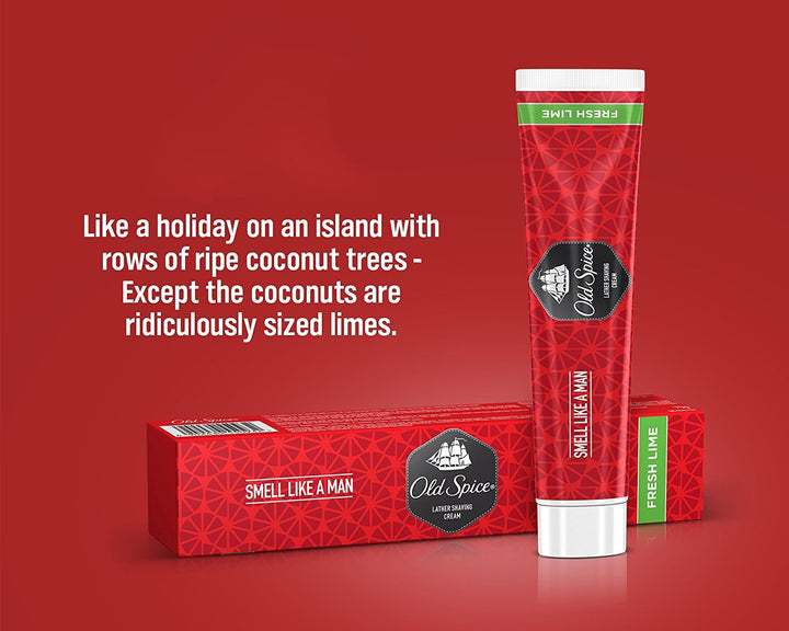 Fresh Lime Pre Shave Cream, 70G,89 Grams