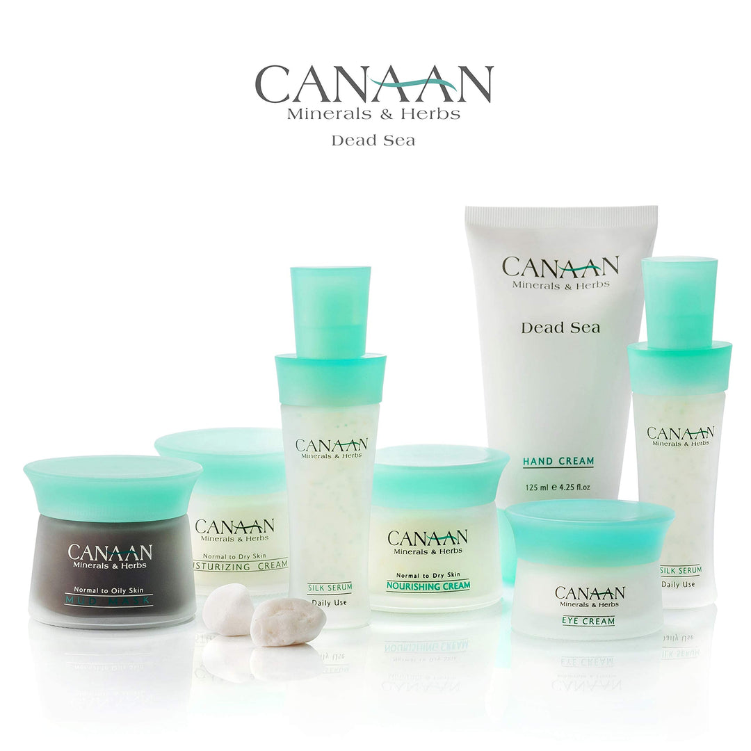 CANAAN Dead Sea Serum Anti-Aging - Daily Silk Nutritive Skin Serum For All Skin Types, 1fl.oz / 30ml, Get Youthful Skin