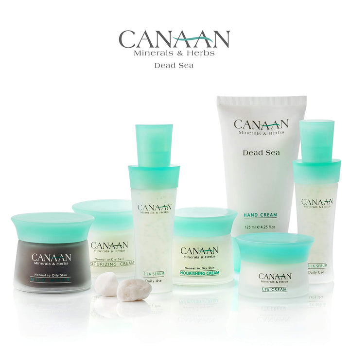 CANAAN Dead Sea Serum Anti-Aging - Daily Silk Nutritive Skin Serum For All Skin Types, 1fl.oz / 30ml, Get Youthful Skin
