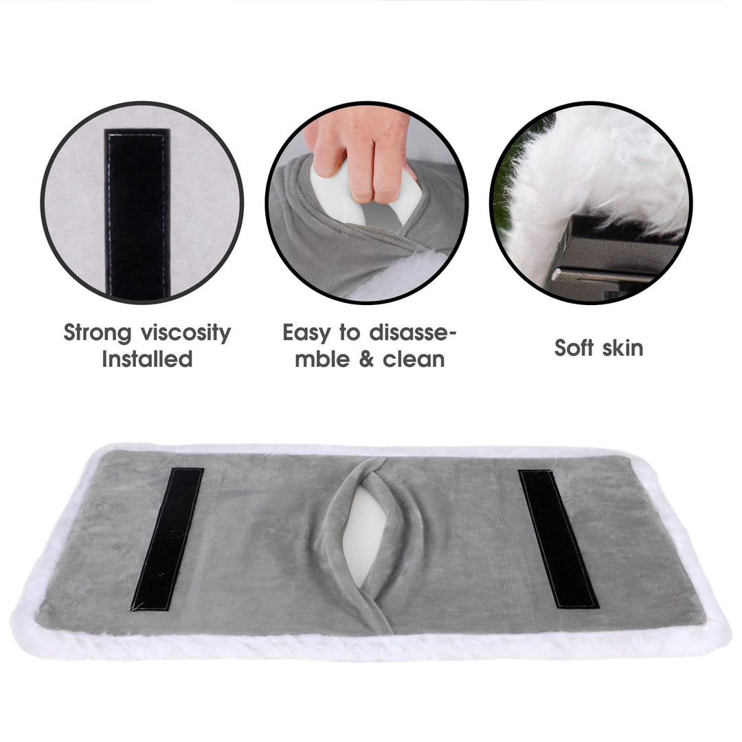 Pet Cat Window Seat Wall Mount Perch House Pets Furniture Saving Space All Around 360° Sunbath for Cats,Durable Steady Cat Shelf for Kitten