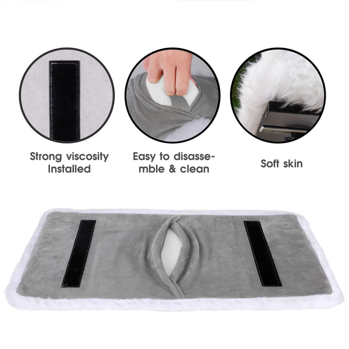 Pet Cat Window Seat Wall Mount Perch House Pets Furniture Saving Space All Around 360° Sunbath for Cats,Durable Steady Cat Shelf for Kitten
