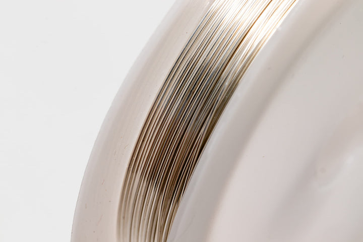 24 Gauge, 925 Sterling Silver Wire (Half Round) Dead Soft Made in USA - 25FT