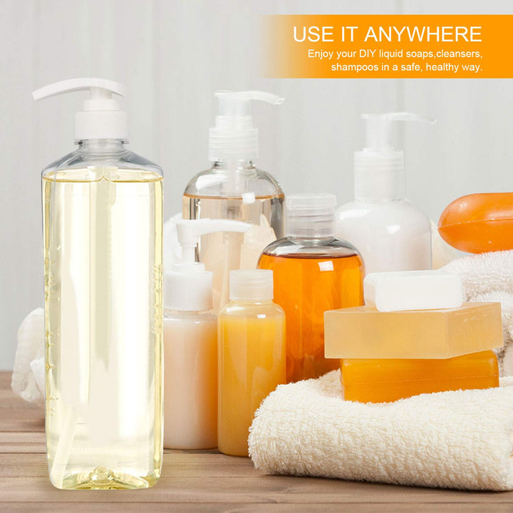 Plastic Pump Bottle 32oz, Soap Dispenser Empty Shampoo Dispenser Bottles for Cleaning Solutions,Hair,Oils,(3 Pack.1000ml)