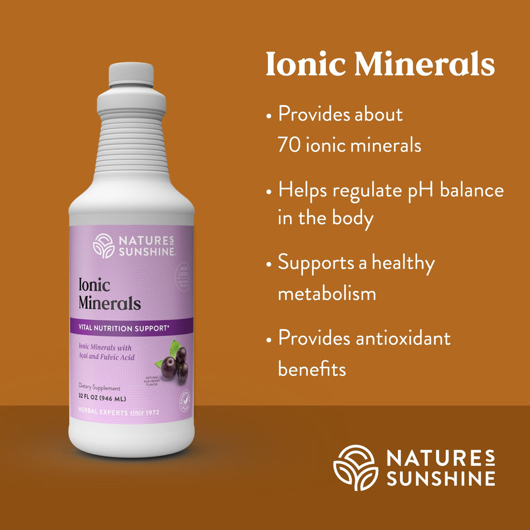 Nature's Sunshine Ionic Minerals with Acai 32 Fl Oz