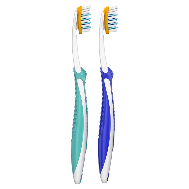 Adult Pro-Health Clinical Pro-Flex Soft Manual Toothbrush 2 Count, Multicolor