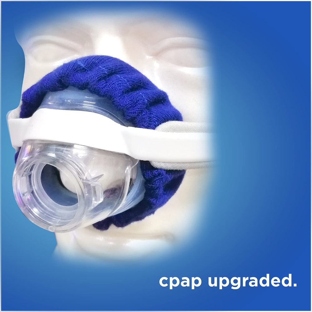 resplabs CPAP Mask Liners Compatible with Most Nasal Masks - Reusable Cushion Covers, Reduces Noisy Air Leaks & Provides Comfort (Pack of 4)