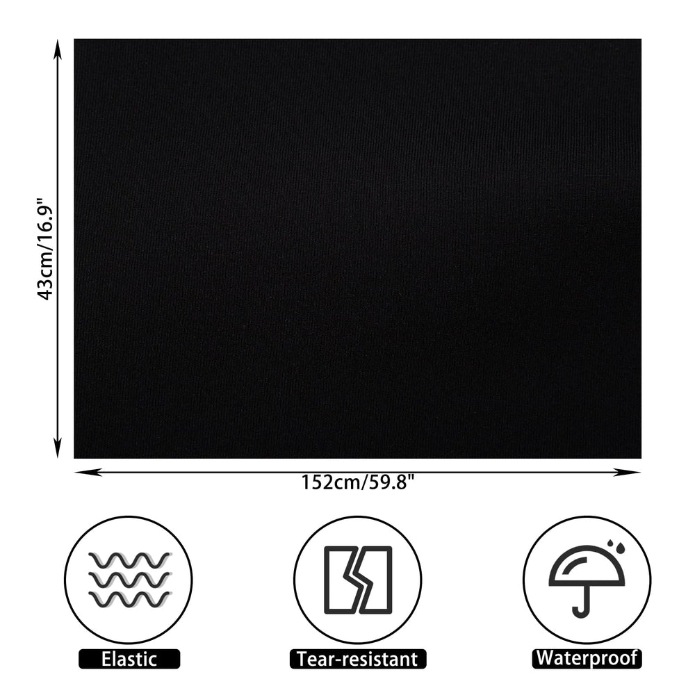 Lychee 2.5mm Black Neoprene Fabric Waterproof Wetsuit Fabric Stretch