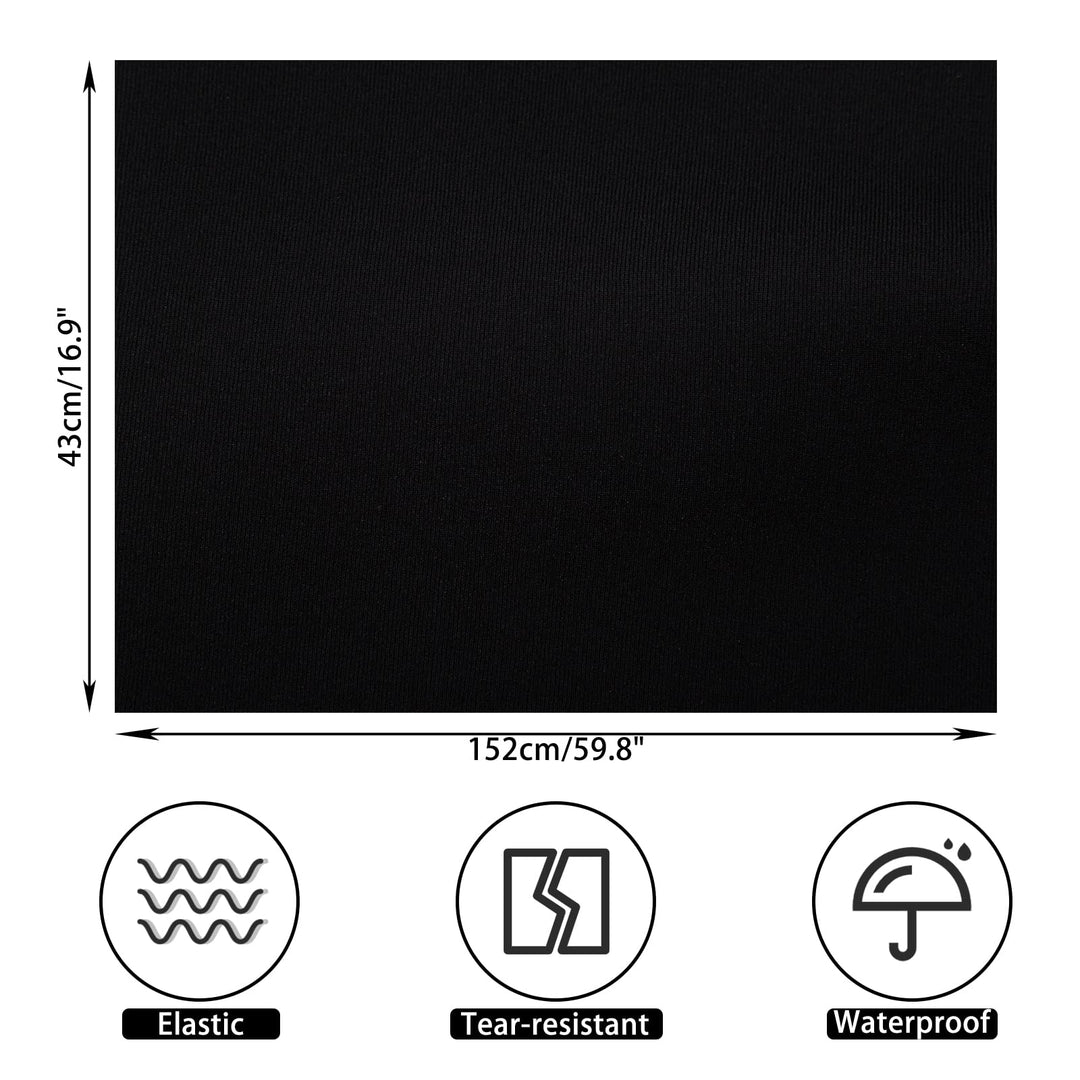 Lychee 2.5mm Black Neoprene Fabric Waterproof Wetsuit Fabric Stretch