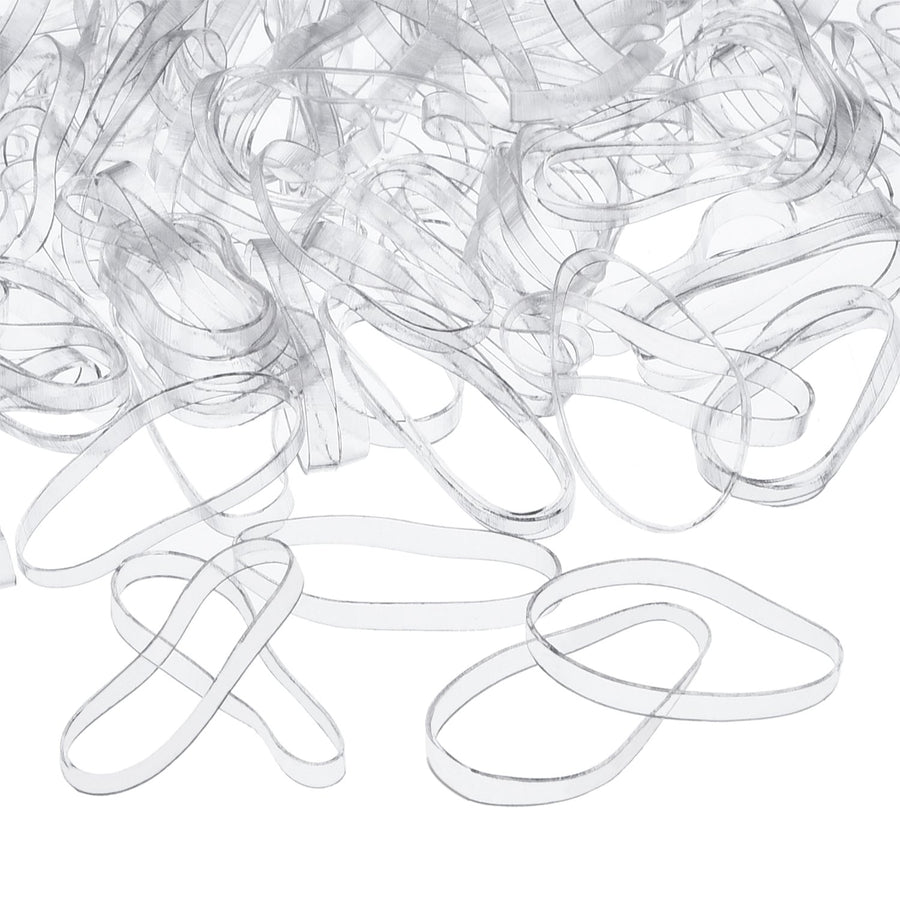 Eboot 3 Mm Clear Elastic Bands Hair Rubber Bands, 500 Pieces