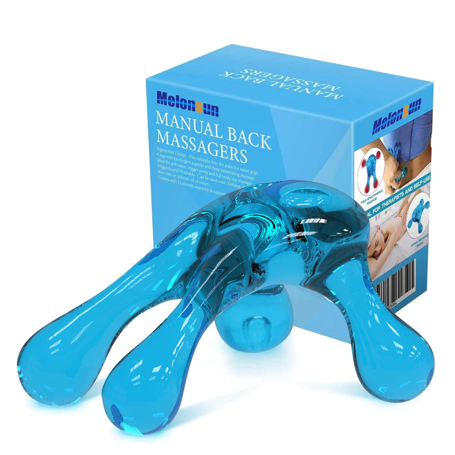 Migleo Hand Held Massage Tool Easy Palm Fit With Massage Knobs For Gentle Pressure Point Massage