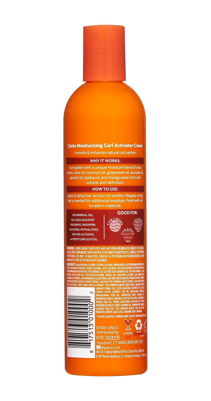 Shea Butter Moisturizing Curl Activator Cream 12 Oz., Ivory (0002)
