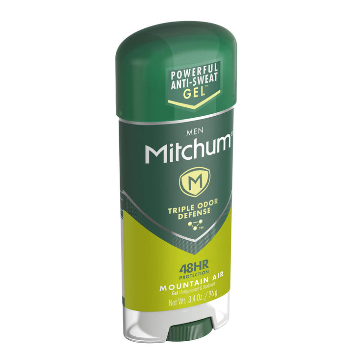 Men's Deodorant , Antiperspirant, Triple Odor Defense Gel Stick, 48 Hr Protection, Dermatologist Tested, Alcohol Free, Mountain Air, 3.4 Oz (Pack of 1)