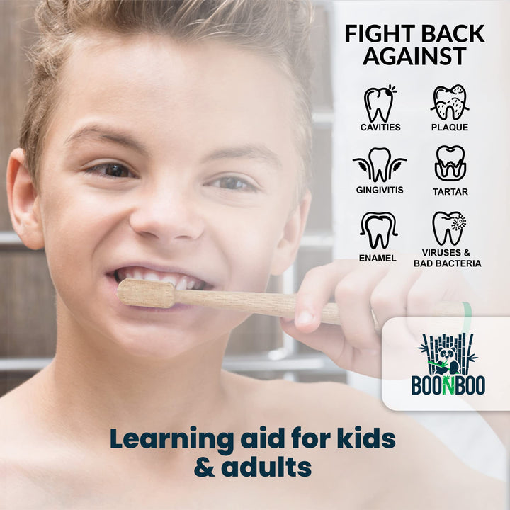 Boonboo Toothbrush | Bamboo Toothbrush | Sustainable & Biodegradable | Environmentally Friendly