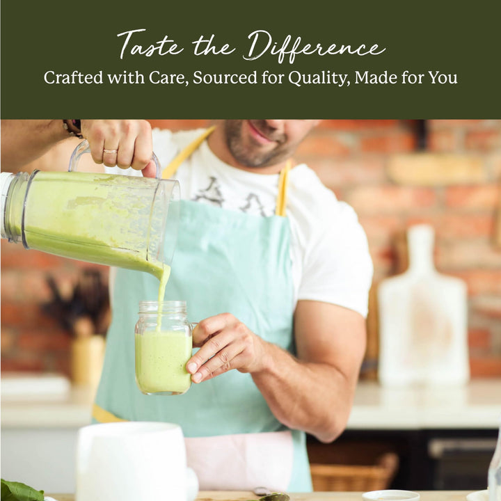 Organic GreenPower Blend - Healthy Greens Superfood Powder, Super Green Drink Mix, Natural Energy Support for Women & Men, Packed with Fruits & Vegetables, Non-GMO - Bulk 1 lb Bag
