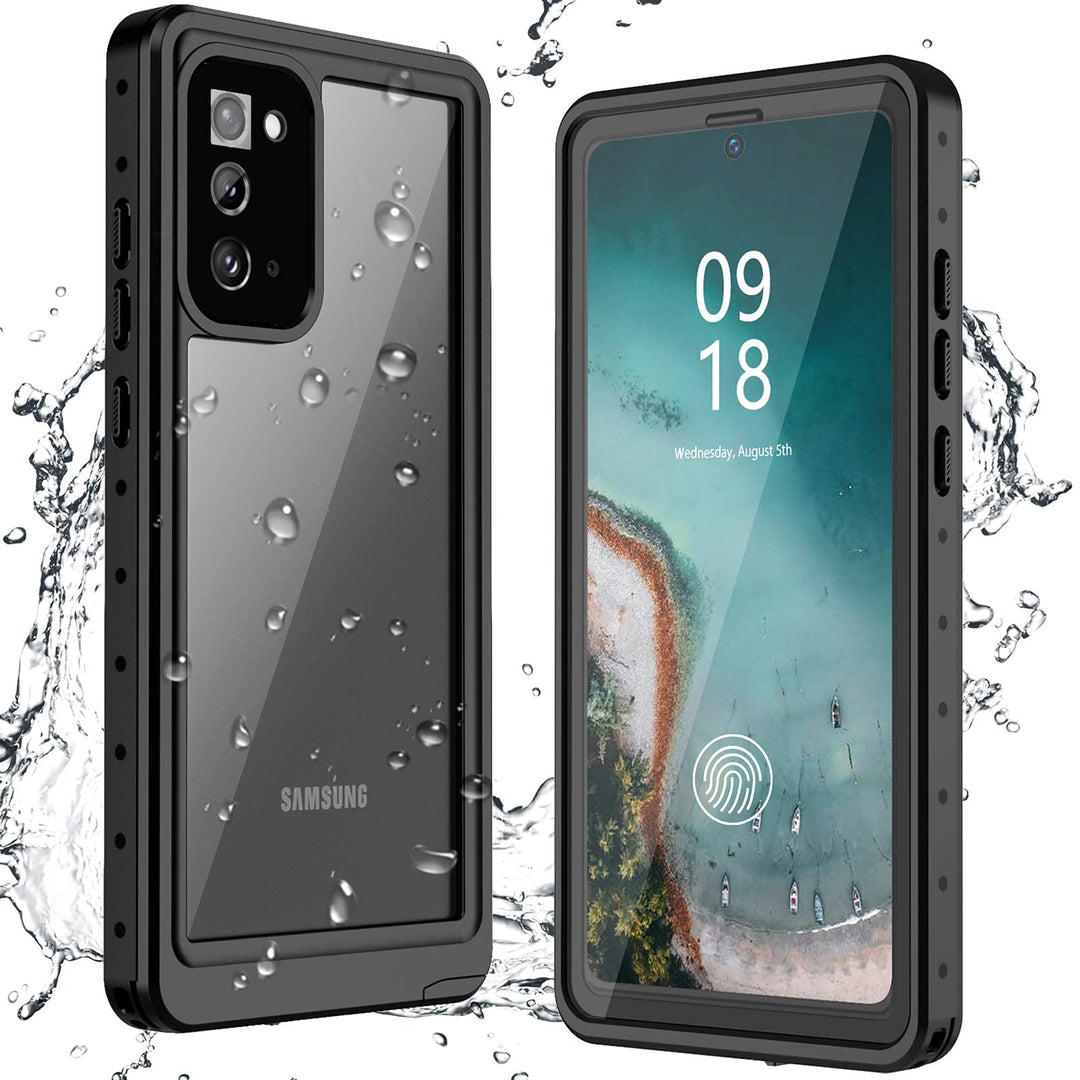 for Samsung Galaxy Note 20 Case Waterproof, Built in Screen Protector 360° Full Body Heavy Duty Protective Shockproof IP68 Underwater Case for Samsung Galaxy Note 20 6.7inch(Black)
