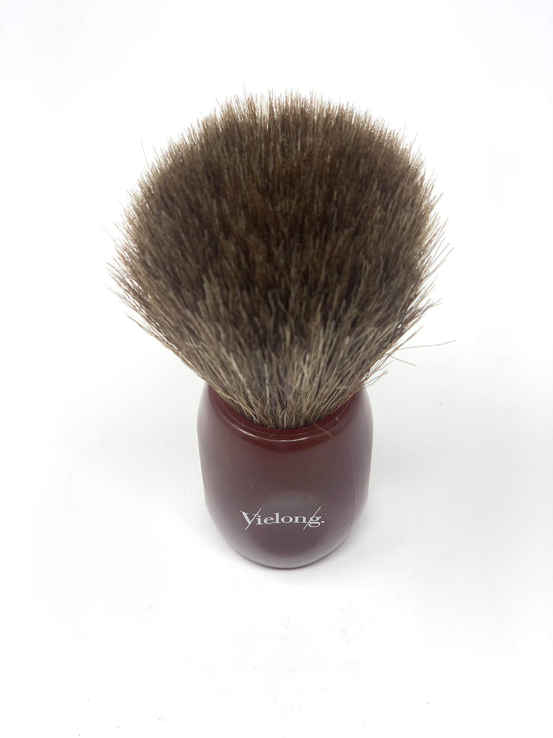 Vie-Long 12705 Horse Hair Shaving Brush, Red Acrylic Handle