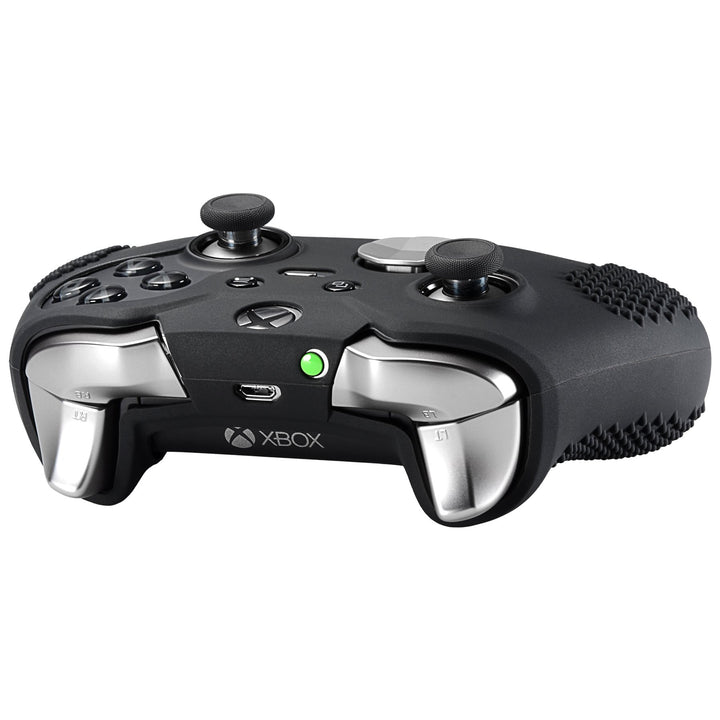 Soft Anti-Slip Silicone Controller Cover Skins Thumb Grips Caps Protective Case for Xbox One Elite - Black