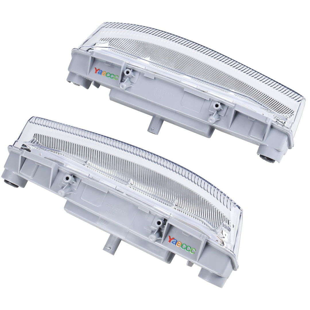 Pair of Fog Lamp LED Daytime Running Lamp Fog Light Compatible with 2007-2015 Mercedes Benz C Class W204 C250 C300 C350 E Class W212 E350