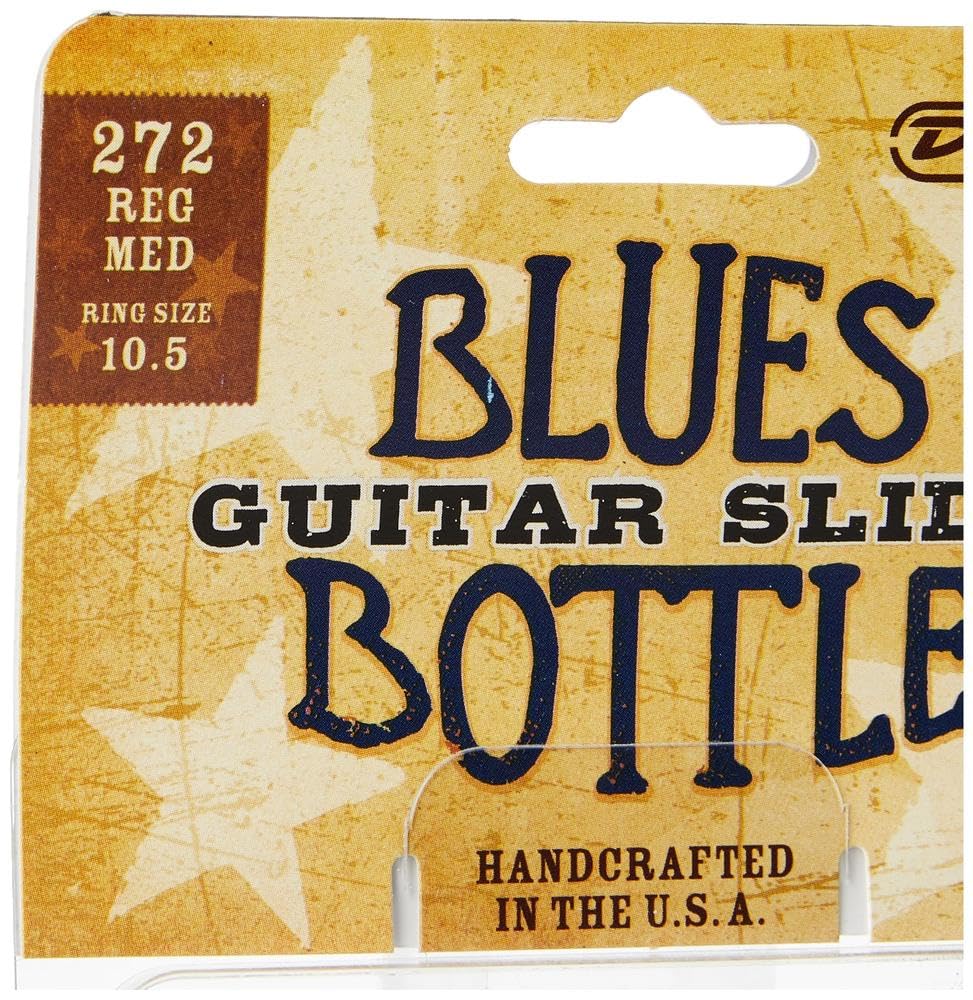 272 Blues Bottle Slide, Clear, Regular Wall Thickness, Medium