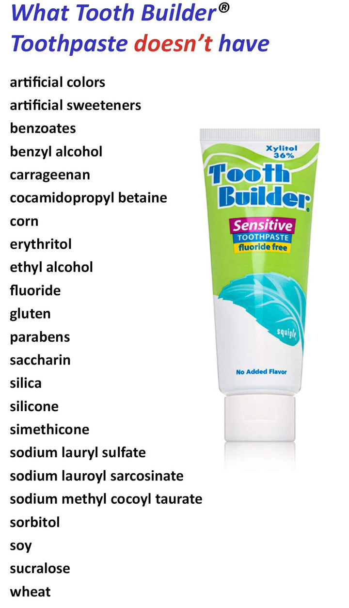 Tooth Builder Sensitive Toothpaste 4 Oz - 4 Pack