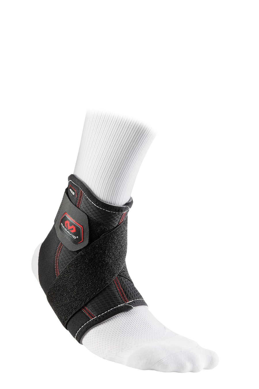Ankle Support With Strap (Black, Medium)