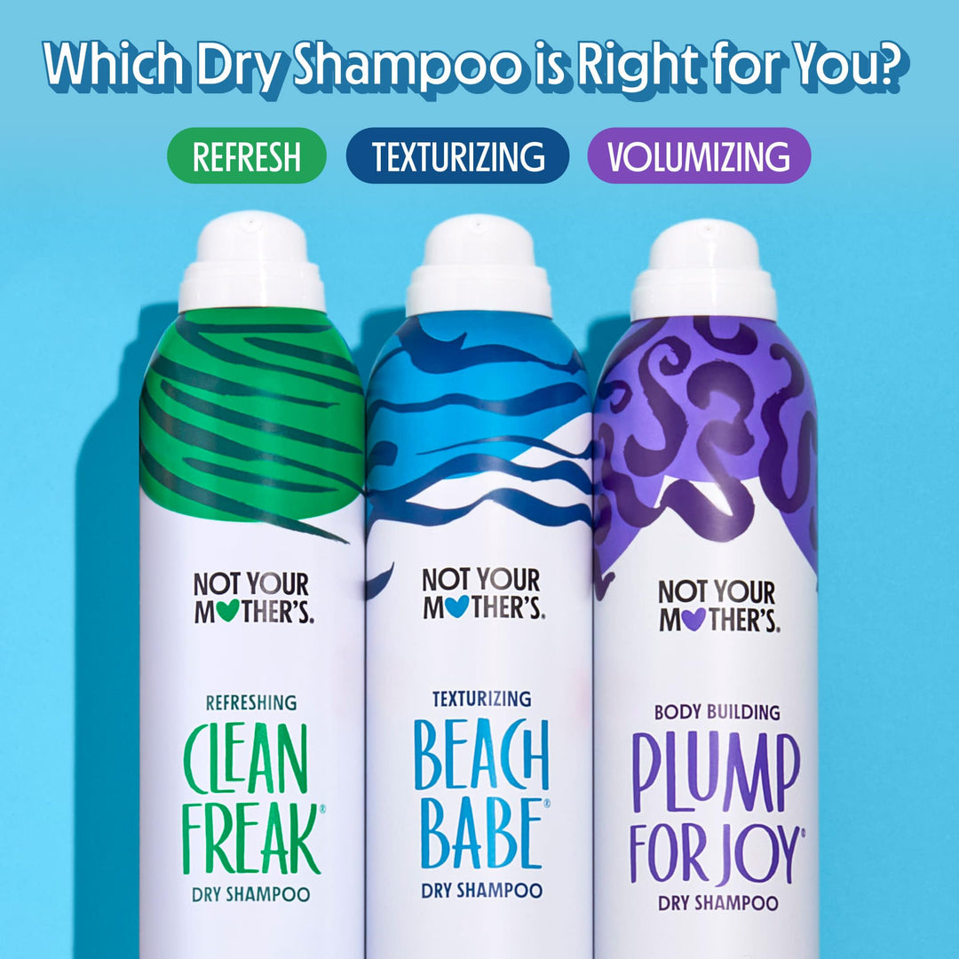 Not Your Mother's Clean Freak Refreshing Dry Shampoo (2-Pack) - 7 oz - Waterless Shampoo Instantly Absorbs Oil - Hair Essentials for Back to School