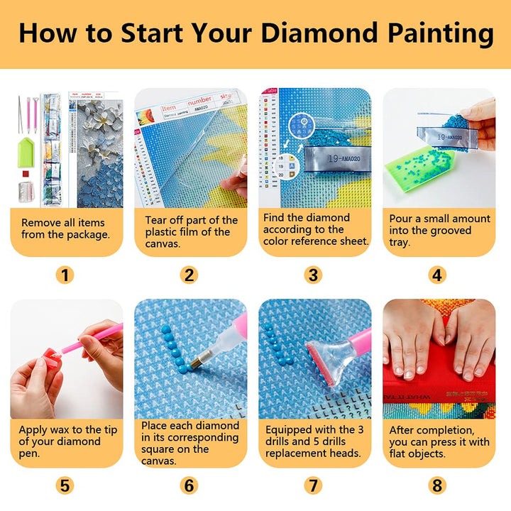 5D DIY Diamond Painting Kit, Blue Peacock Diamond Painting Kits for Adults, Crystal Rhinestone Painting with Diamonds, Full Round Drill Diamond Painting Art Craft for Home Wall Decor (12 x 16 inch)