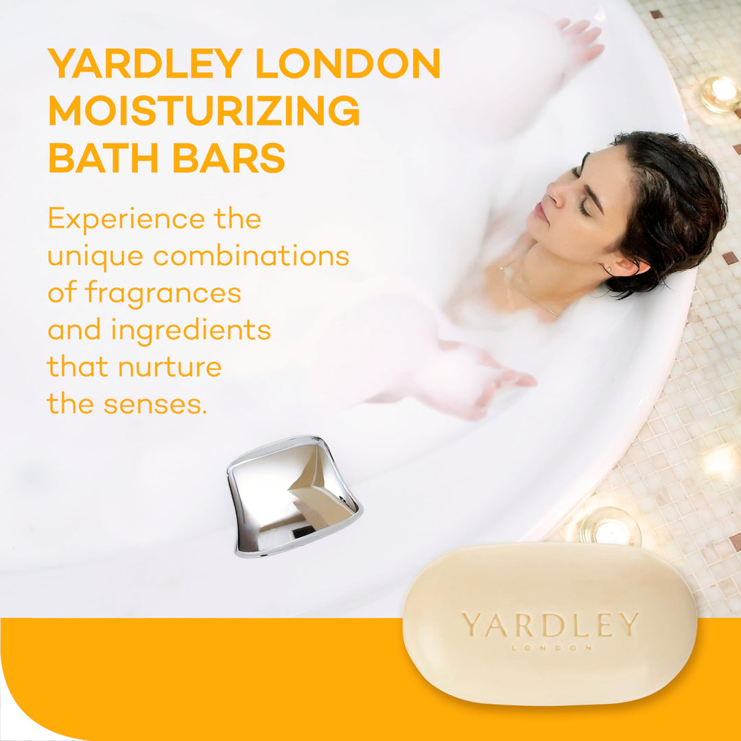 London Nourishing Bath Soap Bar Shea Buttermilk for Sensitive Skin, Gently Cleanses with Delicate Chamomile & Creamy Buttermilk, 4.0 oz Bath Bar, 1 Soap Bar
