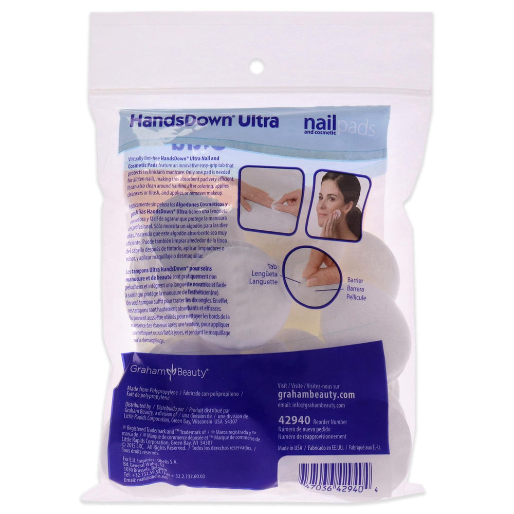 Hands Down Ultra Nail and Cosmetic Pads, 60 Count