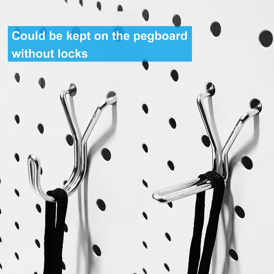 Peg Board Hooks Accessories, Pegboard Bins, Organizer, for Garage, 120pcs